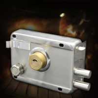 Best Exterior Iron Door Locks Security Anti-theft Lock Multiple Insurance Lock Wood Gate Lock For Furniture Hardware lock pick