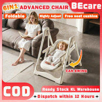 Foldable 6 in 1 Baby Chair Baby Dining Chair Baby High Chair With Safety Belt Baby Dining Chair