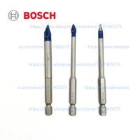 Bosch HEX-9 Hard Ceramic Tile Drill Bit Set 5/6/8 mm Glass Hexagonal Shank Hard Ceramic Tile Drill Bit