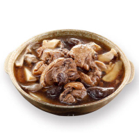 【漢典食品】黑蒜雞湯煲 800克大份量(養生食材黑蒜頭的香氣 鮮嫩雞腿肉的養生燉品)