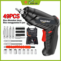 Usefultools Cordless Screwdriver Mesin bor 4.2V baterai impact cordless drill 49pcs Set Screwdriver