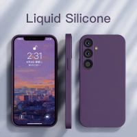 Ốp Điện Thoại, S24 S23 Ultra Plus, Chất Liệu Silicon Lỏng, Bảo Vệ Ống Kính Máy Ảnh, Ốp Mềm, Dành Cho