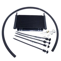 Oil Cooler Aluminum Transmission Oil Cooler 15Row Automatic Stacked Plate Oil Cooler Radiator