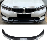 Front Bumper Splitter Lip Spoiler Diffuser Guard Body Kit Cover For BMW 3 Series G20 G21 320i 325i 2019 2020 2021 2022