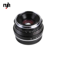 25mm F1.8 Prime Lens Manual Focus for Canon EF-M Mount EOS M M1 M2 M3 M5 M50 M6 M10 M100 Mirrorless Camera