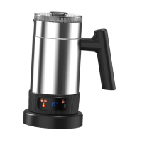 4 in 1 Milk Frother Cold Frothing Auto Shut Off Milk Warmer Automatic Hot and Cold  Coffee Making