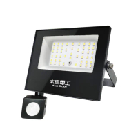 【太星電工】30W LED感應投射燈/全電壓110V-220V(自動感應開關 簡易防盜威嚇 適用家庭/公司/商場)
