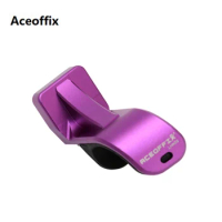 Aceoffix Alloy Front Fork Hook L Type for Brompton Folding Bike Parts Ultra-light 13g