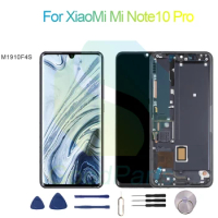 For XiaoMi Mi Note 10 Pro Screen Display Replacement 2340*1080 M1910F4S Mi Note 10 Pro LCD Touch Digitizer