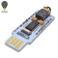 WAVGAT Mini PCM2704 USB Audio Sound Card DAC Decoder Board Free Drive for PC laptop