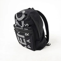 Tas KENZO PARIS TEXT WHITE BLACK BACKPACK 100% ORIGINAL 40X33X15CM