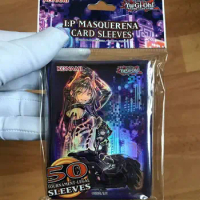 50Pcs Yugioh Master Duel Monsters IP MASQUERENA Collection Official Sealed Card Protector Sleeves