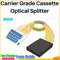 1pc High Quality 1M LC UPC 1X32 1×8 Fiber Optic Splitter Box Optical PLC