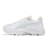Puma 休閒鞋 Orkid II Pure Luxe Wns 女鞋 白 灰 厚底 增高 皮革 運動鞋 39600801