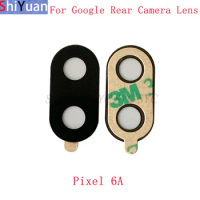 2Pcs Back Rear Camera Lens Glass For Google Pixel 6A 5A 7A Camera Glass Lens Replacement Repair Parts