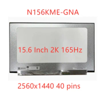 Original N156KME-GNA 15.6 Inch 2K 165Hz Laptop LCD Screen 100% DCI-P3 QHD 2560x1440 Gaming Display Panel Replacement 40pins