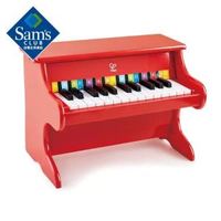 山姆正品-Hape 25鍵鋼琴 紅色 適合3-6歲 玩具小鋼琴