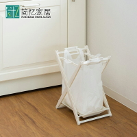 折疊垃圾桶 垃圾袋掛架 日本進口可折疊垃圾袋架子廚房垃圾桶帶托盤創意塑料袋手提袋支架 全館免運