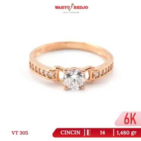 Cincin Emas Kadar 6K Wahyu Redjo CC-6K 31558434-PMR