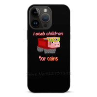 Technoblade I Stab Children For Coins Phone Case For Iphone 14 13 12 11 Plus Pro Max Mini Xr 7 8 Phone Cover Techno Technoblade