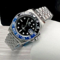 TUEDIX Diver SUB SEIKO NH35 Business Mechanical Watch for Men 24 Hours Slope Insert Jubilee Sapphire Clock Relogio Masculino
