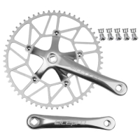 Hollow 130BCD 5058t Crankset Chainring Bicycle 170mm Crank with Narrow Wide Teeth and 50T 52T 54T 56T 58T Teeth