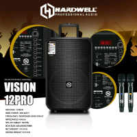 Speaker Portable Hardwell 12 Inch Vision 12 pro Original MP3 , Bluetooth