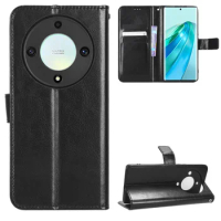 Fashion Wallet PU Leather Case Cover For Honor X9A/Honor X9/Honor X9 X8 X7 X6 X5 Flip Protective Phone Back Shell Card Holders