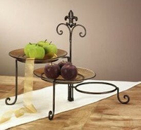 鐵藝點心架 盤架 餐盤架 碟架 盤子架 廚房架 蛋糕架 多層水果架