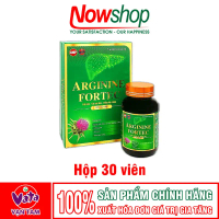 [Xu hướng hot] Arginine Fortec Vạn Tam hộp 30 viên giúp giải độc mát gan giảm men gan tăng cường chứ