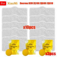 Mop Cleaning Pads Parts For XiaoMi Deerma DEM ZQ100 ZQ600 ZQ610 Handhold Steam Vacuum Cleaner Mop Cloth Rags Aromatherapy Bag