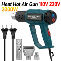 2000W Heat gun Hot Air Machine 110V 220V Handheld Electric Heat Gun Industrial Hot Air Gun Soldering Station Tools with Nozzles