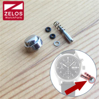 steel timing pusher button for IWC CLASSIC PILOT'S IW3706 automatic watch