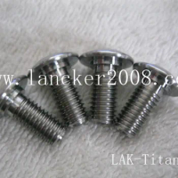 M8x16.5 20.5 Gr5 Titanium trox socket screw with shouder/round neck 1.4x9.8 brake scew/bolt for Motor