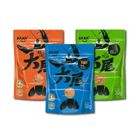 【KAKA】海洋燒 大尾醬燒蝦餅 30g 任選10入組 原味/辣味/海苔(團購美食/餅乾/洋芋片/醬烤/蝦餅)