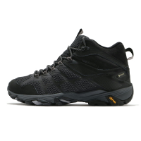 Merrell 登山鞋 Moab FST 2 Mid GTX 男鞋 越野 耐磨 黃金大底 防水 中筒 黑 灰 ML599535