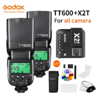 Godox TT600 Flash 2.4G Wireless TTL 1/8000s Camera Photo Speedlite + X2T-C/N/S/F/O/P Trigger For Canon Nikon Sony Fuji Olympus