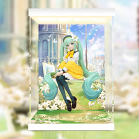 【AOWOBOX】FuRyu 泡麵壓 初音未來 百合花仙子 white 主題展示盒