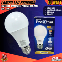 ProXima Lampu LED 15Watt Cahaya Putih Super Terang 1635 Lumen Fitting E27 Garansi 100-240V 15000 Jam