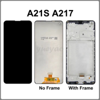 LCD For Samsung Galaxy A21S Display A217F A217 LCD Display Touch Screen For Galaxy A21S LCD A217F With Frame Replacement
