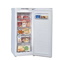 《滿萬折1000》聲寶【SRF-125FD】125公升風冷無霜直立式冷凍櫃(含標準安裝)(7-11商品卡400元)