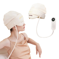 【日本 REGULIS】AI Plus升級款頭眼美顏舒壓按摩器/米 大全配GSN2402(頭部按壓 眼部 美顏機/母親節禮物)