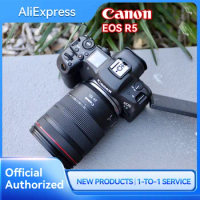 Canon Camera Canon EOS R5 Full-Frame Mirrorless Camera Digital Camera Professional Video Camera 4K With Lens RF24-105mm F4 USM