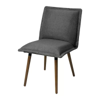 KLINTEN 餐椅, 棕色/kilanda 深灰色