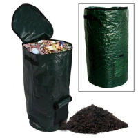 LETAOSK 80L Compost Bin Bag Garden Kitchen Organic Waste Disposal Composter