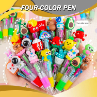 Random 1Pc Creative 4 Colors Ballpoint Pen Cute Mini Animal Pen Office School Stationary