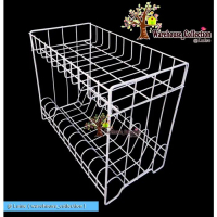 EF654 RAK PIRING BESI SUSUN 2 , ANTI KARAT RPK-02 /RAK PENIRIS PIRING rak wastafel EF654 SALE