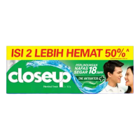 Close Up Pasta Gigi Menthol Fresh Valuepack Isi 2x160 gr Mulut Gusi Memutihkan