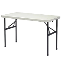 【品築家具】塑鋼折合桌 122X60(貨品僅能下一樓車邊不定位及上樓)