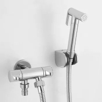 bathroom shattaf bidet shower set bidet faucet Women PP wash spray gun bidet shower set sprayer bidet shower set